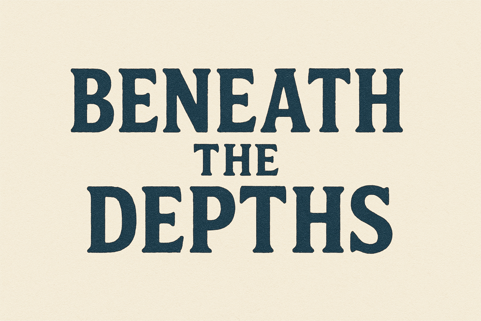 BeneathTheDepths